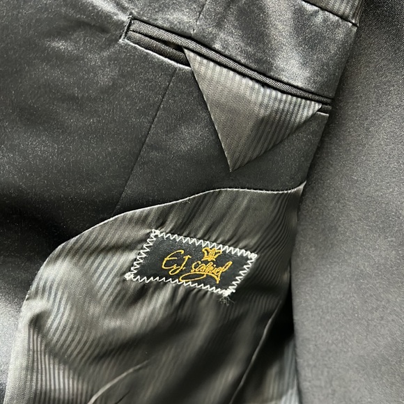 NWT,EJ Samuel Black Tuxedo (TUX101) black,made in Italy,black - Picture 14 of 17